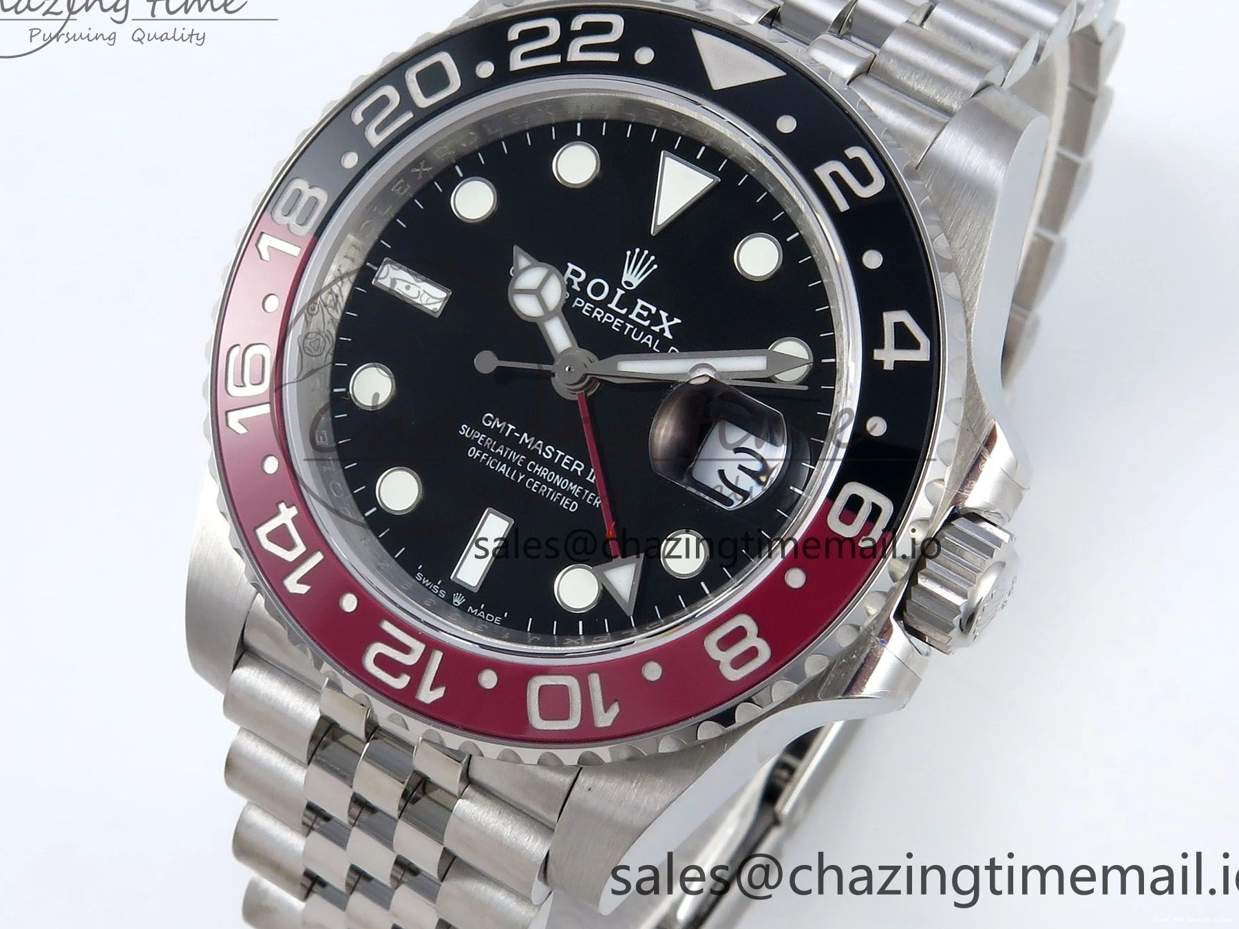 Good Copy Rolex Watches Red MoistureWicking 277 Bracelet Best on II Black SS Jubilee 1:1 Edition 904L Ceramic GMT-Master SH3285 V 126710 QF 1219